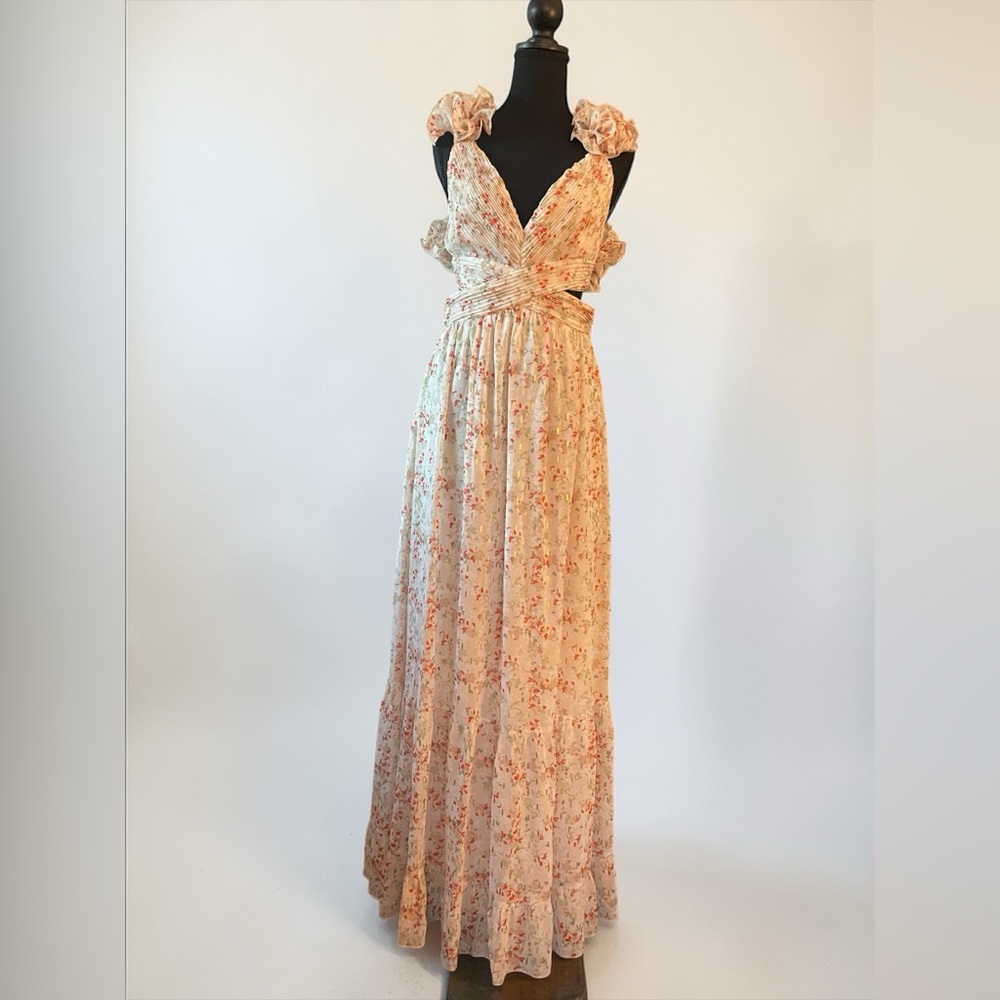 Fate Floral Maxi Dress M Boho Cottagecore Wedding… - image 2